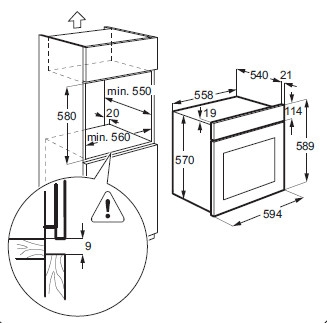 Электрический духовой шкаф zanussi opzb4230x