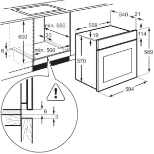 Электрический духовой шкаф zanussi opzb4230x