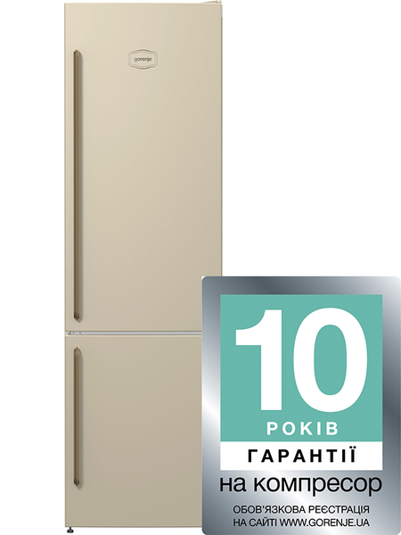 Холодильник Gorenje Nrk 6202 Cli Бежевый Купить