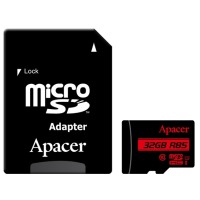Карта пам'яті Apacer microSDHC 32GB UHS-I U1 Class 10 (AP32GMCSH10U5-R) + SD адаптер