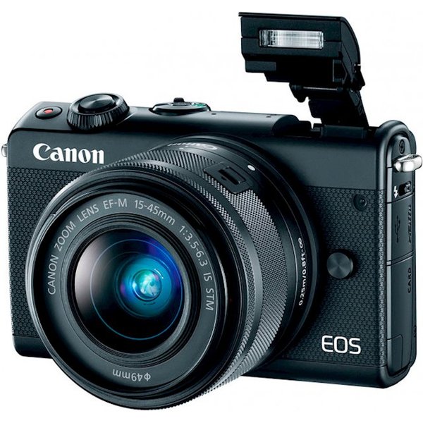 Купить Цифровая камера Canon EOS M100 BK 15-45 RUK CSC Black: по