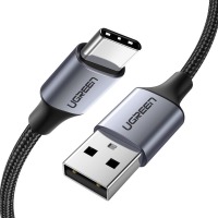 Кабель Ugreen US288 USB - Type-C Cable Aluminum Braid 1м Black
