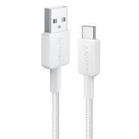 Кабель Anker 322 USB-A to USB-C - 0.9m Nylon White