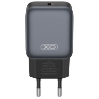 Мережевий зардний пристрій XO L155 - 30W PD Single port USB-C Black Мережевий зардний пристрій XO L155 - 30W PD Single port USB-C Black
