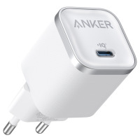 Мережевий зарядний пристрій Anker Nano Charger - 45W USB-C White