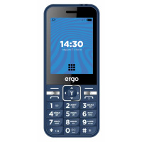 Мобільний телефон ERGO E281 Dual Sim Blue Мобільний телефон ERGO E281 Dual Sim Blue
